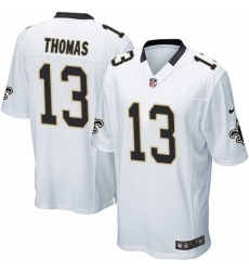 Men's Nike New Orleans Saints #13 Michael Thomas Game White NFL Jersey