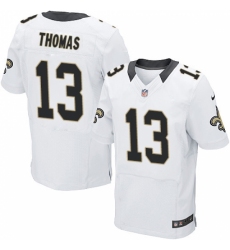 Men's Nike New Orleans Saints #13 Michael Thomas White Vapor Untouchable Elite Player NFL Jersey
