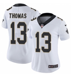 Women's Nike New Orleans Saints #13 Michael Thomas Elite White NFL Jersey