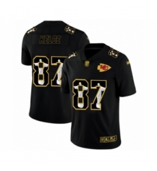 Men's Kansas City Chiefs #87 Travis Kelce Black Jesus Faith Limited Player Football Jersey