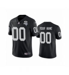 Oakland Raiders Custom Black 2020 Inaugural Season Vapor Limited Jersey