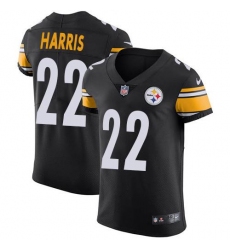 Men's Nike Pittsburgh Steelers #22 Najee Harris Black Team Color Stitched NFL Vapor Untouchable Elite Jersey