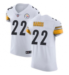 Men's Nike Pittsburgh Steelers #22 Najee Harris White Stitched NFL New Elite Jersey