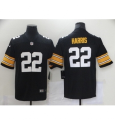 Men's Pittsburgh Steelers #22 Najee Harris Nike Black 2021 Draft First Round Pick Limited Jersey