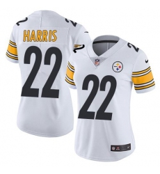 Women's Nike Pittsburgh Steelers #22 Najee Harris White Stitched NFL Vapor Untouchable Limited Jersey