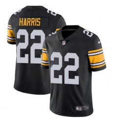 Youth Nike Pittsburgh Steelers #22 Najee Harris Black Alternate Stitched NFL Vapor Untouchable Limited Jersey