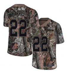 Youth Nike Pittsburgh Steelers #22 Najee Harris Camo Stitched NFL Limited Rush Realtree Jersey