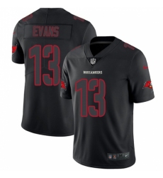 Men's Nike Tampa Bay Buccaneers #13 Mike Evans Limited Black Rush Impact NFL Jersey