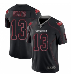 Men's Nike Tampa Bay Buccaneers #13 Mike Evans Limited Lights Out Black Rush NFL Jersey