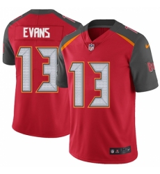 Men's Nike Tampa Bay Buccaneers #13 Mike Evans Red Team Color Vapor Untouchable Limited Player NFL Jersey