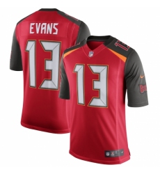 Men's Tampa Bay Buccaneers #13 Mike Evans Nike Red Speed Machine Limited Player Jersey