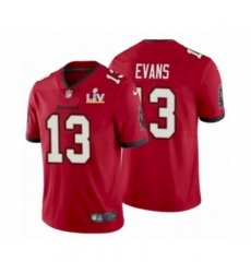 Men's Tampa Bay Buccaneers #13 Mike Evans Red 2021 Super Bowl LV Jersey