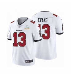 Men's Tampa Bay Buccaneers #13 Mike Evans White 2021 Super Bowl LV Jersey