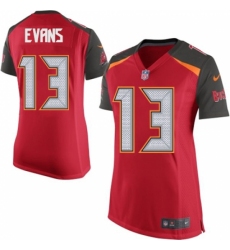 Women's Nike Tampa Bay Buccaneers #13 Mike Evans Game Red Team Color NFL Jersey