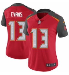 Women's Nike Tampa Bay Buccaneers #13 Mike Evans Red Team Color Vapor Untouchable Limited Player NFL Jersey