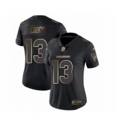 Women's Tampa Bay Buccaneers #13 Mike Evans Black Gold Vapor Untouchable Limited Football Jersey