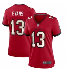 Women's Tampa Bay Buccaneers #13 Mike Evans Nike Red Game Player Jersey