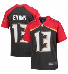 Youth Tampa Bay Buccaneers #13 Mike Evans Nike Pewter Inverted Game Jersey