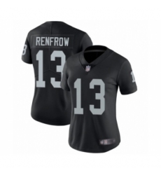 Women's Oakland Raiders #13 Hunter Renfrow Black Team Color Vapor Untouchable Limited Player Football Jersey