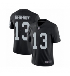Youth Oakland Raiders #13 Hunter Renfrow Black Team Color Vapor Untouchable Limited Player Football Jersey