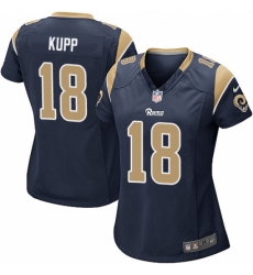 Women's Nike Los Angeles Rams #18 Cooper Kupp Game Navy Blue Team Color NFL Jersey