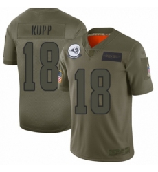 Youth Los Angeles Rams #18 Cooper Kupp Limited Camo 2019 Salute to Service Football Jersey