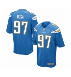 Men's Los Angeles Chargers #97 Joey Bosa Game Electric Blue Alternate Football Jersey