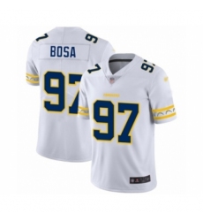Men's Los Angeles Chargers #97 Joey Bosa Limited White Team Logo Fashion Football Jersey