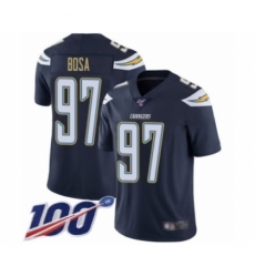 Men's Nike Los Angeles Chargers #97 Joey Bosa Navy Blue Team Color Vapor Untouchable Limited Player 100th Season NFL Jersey