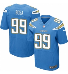 Men's Nike Los Angeles Chargers #99 Joey Bosa Elite Electric Blue Alternate NFL Jersey