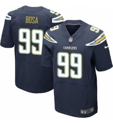 Men's Nike Los Angeles Chargers #99 Joey Bosa Elite Navy Blue Team Color NFL Jersey