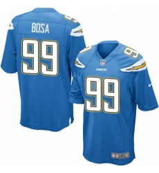 Men's Nike Los Angeles Chargers #99 Joey Bosa Game Electric Blue Alternate NFL Jersey