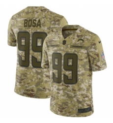 Men's Nike Los Angeles Chargers #99 Joey Bosa Limited Camo 2018 Salute to Service NFL Jersey