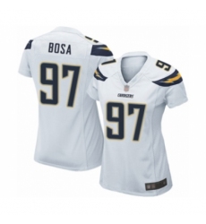 Women's Los Angeles Chargers #97 Joey Bosa Game White Football Jersey