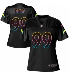Women's Nike Los Angeles Chargers #99 Joey Bosa Game Black Fashion NFL Jersey