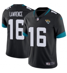 Men's Nike Jacksonville Jaguars #16 Trevor Lawrence Black Team Color Stitched NFL Vapor Untouchable Limited Jersey