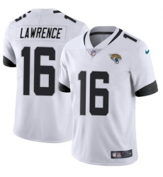 Men's Nike Jacksonville Jaguars #16 Trevor Lawrence White Stitched NFL Vapor Untouchable Limited Jersey