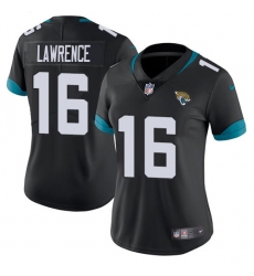 Women's Nike Jacksonville Jaguars #16 Trevor Lawrence Black Team Color Stitched NFL Vapor Untouchable Limited Jersey