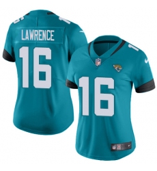 Women's Nike Jacksonville Jaguars #16 Trevor Lawrence Teal Green Alternate Stitched NFL Vapor Untouchable Limited Jersey