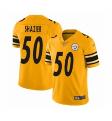 Men's Pittsburgh Steelers #50 Ryan Shazier Limited Gold Inverted Legend Football Jersey