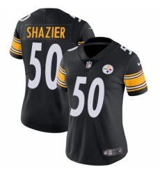 Women's Nike Pittsburgh Steelers #50 Ryan Shazier Black Team Color Vapor Untouchable Limited Player NFL Jersey