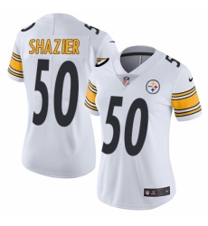 Women's Nike Pittsburgh Steelers #50 Ryan Shazier White Vapor Untouchable Limited Player NFL Jersey