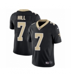 Men's Nike New Orleans Saints #7 Taysom Hill Black Team Color Vapor Untouchable Limited Player NFL Jersey