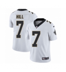 Youth Nike New Orleans Saints #7 Taysom Hill White Vapor Untouchable Limited Player NFL Jersey