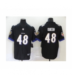 Baltimore Ravens #48 Patrick Queen Black Alternate Vapor Untouchable Limited Player Football Jersey