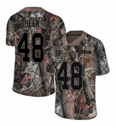 Youth Baltimore Ravens #48 Patrick Queen Camo Stitched NFL Limited Rush Realtree Jersey