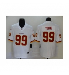 Washington Redskins #99 Chase Young white 2020 NFL Draft Vapor Limited Jersey