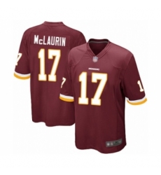 Men's Washington Redskins #17 Terry McLaurin Game Burgundy Red Team Color Football Jersey