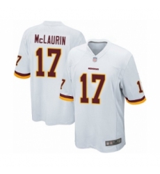 Men's Washington Redskins #17 Terry McLaurin Game White Football Jersey