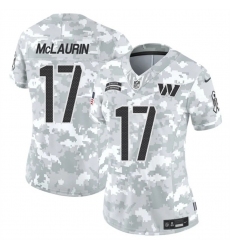 Women's Washington Commanders #17 Terry McLaurin 2024 F.U.S.E Arctic Camo Salute To Service NFL Jerseys